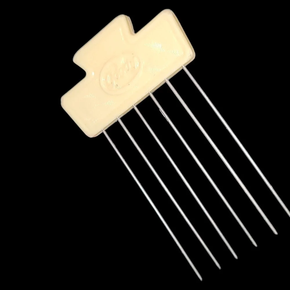 Vintage Goody Brand Purse Size Hair Lift Comb Metal Pick #5128 70s 80s